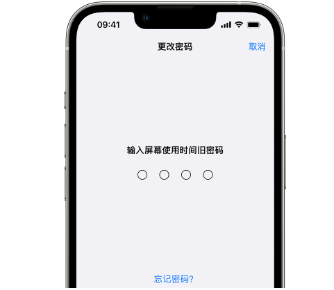 合江iPhone屏幕维修分享iPhone屏幕使用时间密码忘记了怎么办 