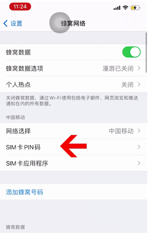 合江苹果14维修网分享如何给iPhone14的SIM卡设置密码 